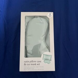 Satin Pillowcase and Eye Mask Set